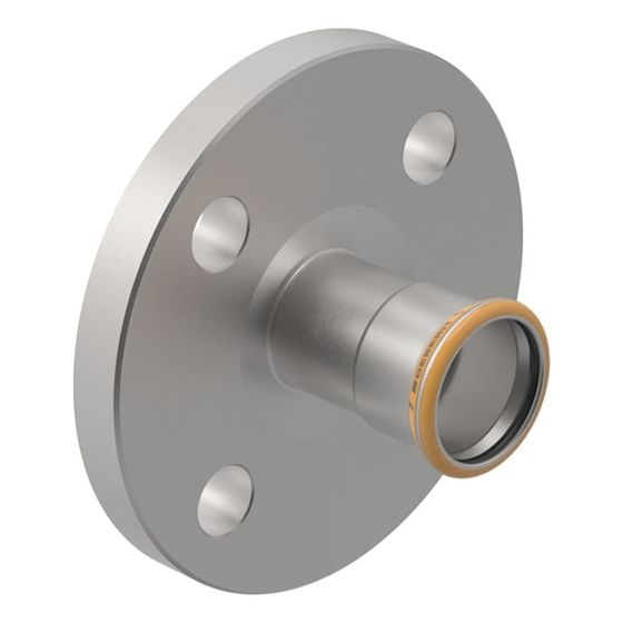 Geberit Mapress Therm Flansch PN 10/16 mit Pressmuffe 88,9mm, DN 80
