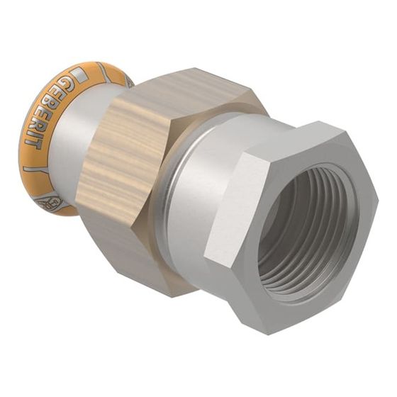 Geberit Mapress Therm Übergangsverschraubung mit Innengewinde d 22mm, Rp 3/4″