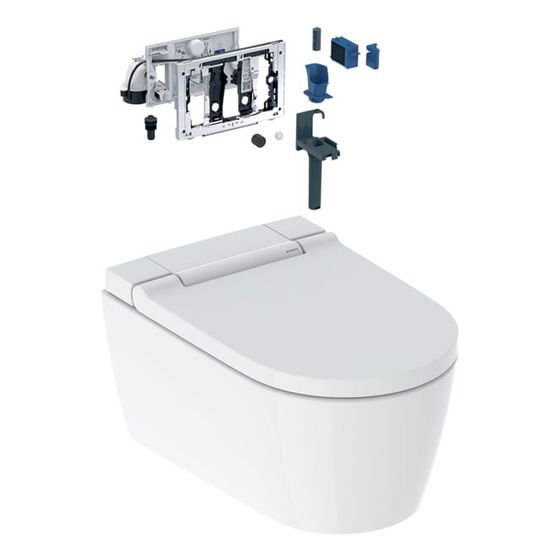 Geberit AquaClean Sela WC-Komplettanlage Wand-WC, DuoFresh, Weiß