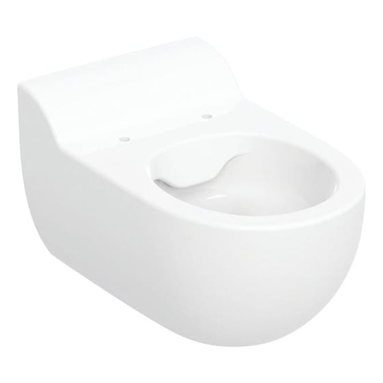 Geberit Bambini Wand-WC, für Kinder, Tiefspüler Rimfree, Höhe 35cm, Weiß, KeraTect