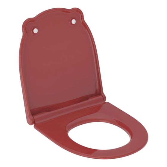 Geberit Bambini WC-Sitz für Kinder EasyMount mit Absenkautomatik, Karminrot