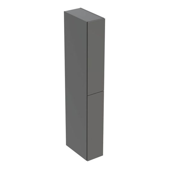 Geberit Hochschrank mit zwei Auszügen 24x180x48cm, Lava matt
