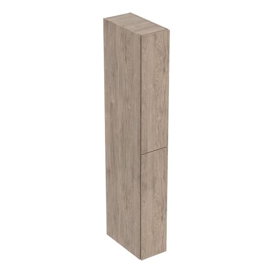 Geberit Hochschrank mit zwei Auszügen 24x180x48cm, Nussbaum