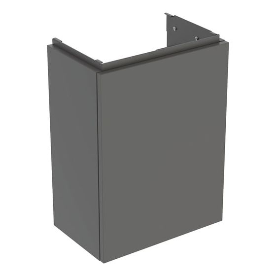 Geberit Acanto Unterschrank für Handwaschbecken, 1 Tür WT 40cm, Lava lackiert matt/pulverbeschichtet matt