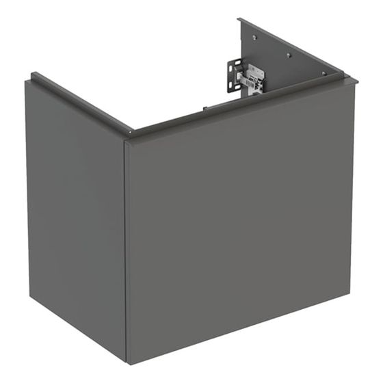 Geberit Acanto Unterschrank für WT 1 Schublade/Innenschublade verkürzte Ausladung WT 60cm Lava lackiert matt/pulverb.matt
