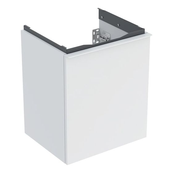 Geberit Acanto Unterschrank für Handwaschbecken, 1 Schublade WT 45cm, Weiß lackiert matt/pulverbeschichtet matt