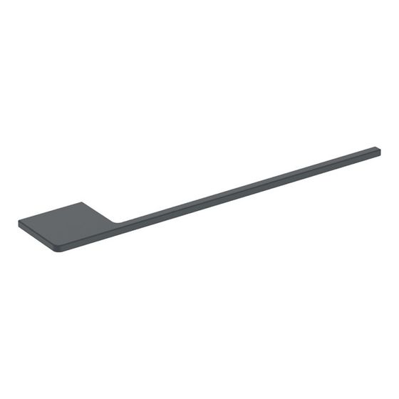 Geberit Handtuchhalter für Badezimmermöbel Mattschwarz, pulverbeschichtet matt