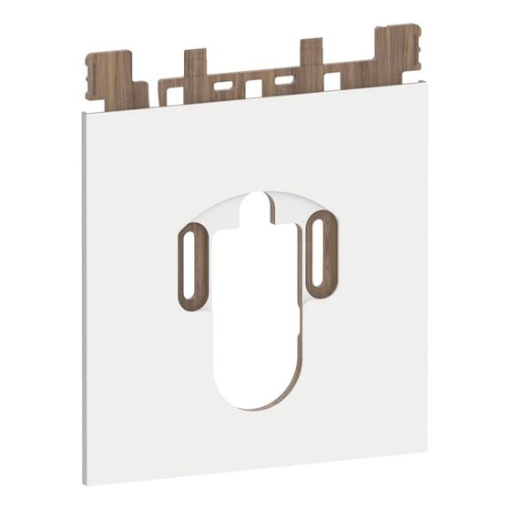 Geberit Designplatte für AquaClean Sela, Mera, unten, Weiß/Glas