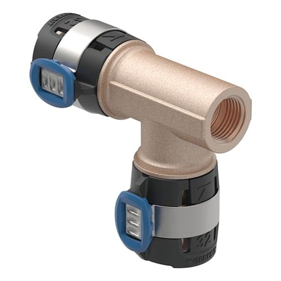 Geberit FlowFit T-Stück mit Innengewinde seitlich d 40mm, Rp 1/2″