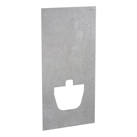 Geberit Frontverkleidung für Monolith Sanitärmodul Wand-WC, 101cm, WC-Befestigungsbreite 18cm, Betonoptik/Steinzeug