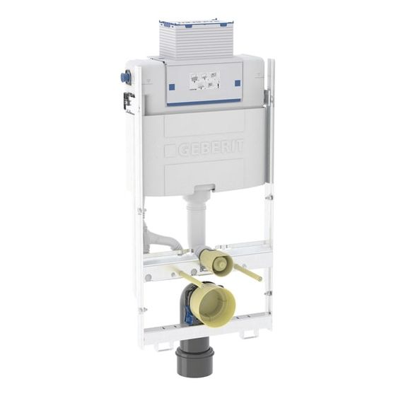 Geberit GIS Element für Wand-WC, 100cm mit Omega Unterputzspülkasten 12cm