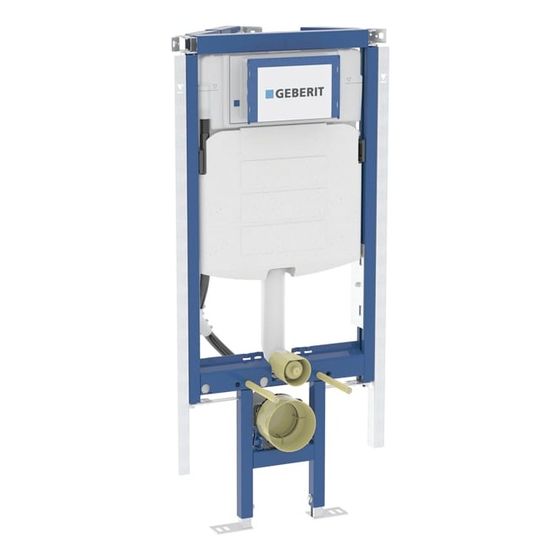 Geberit Duofix Element für Wand-WC 112cm mit Sigma Unterputzspülkasten 12cm, Ecklösung, für Metall-, Holzständerwände