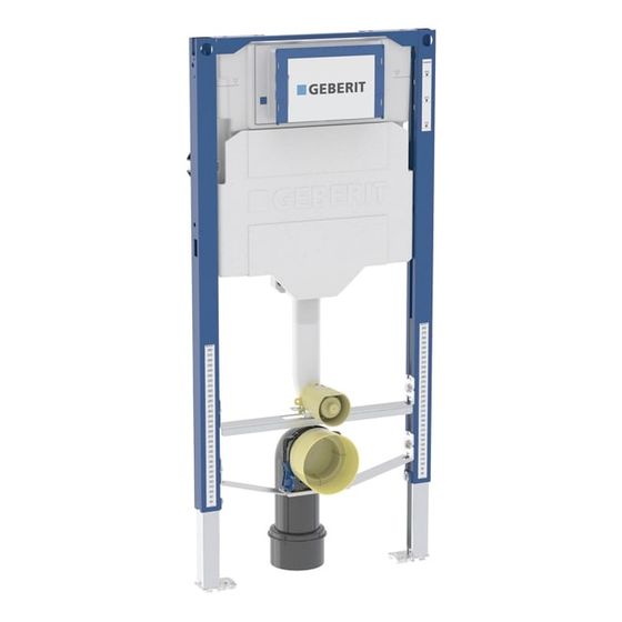 Geberit Duofix Bambini Element für Kleinkinder, Kinder Stand-WC 97cm Metall-/Holzständer., mit Sigma Unterputzspülkasten 12cm