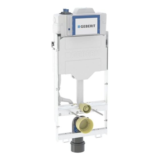 Geberit GIS Element für Wand-WC, 125cm, mit Sigma UP-Spülkasten 12cm, mit HS30 Hygienespülung, 2 WA