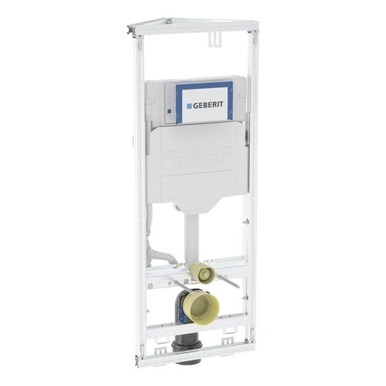 Geberit GIS Element für Wand-WC, 114cm, mit Sigma UP-Spülkasten 12cm, Ecklösung