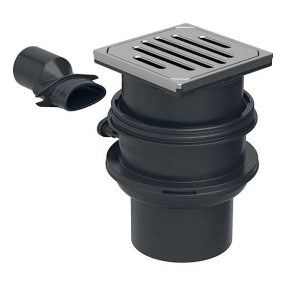 Geberit Varino Bodenablauf vertikal, d110 d 110mm, d1 50mm