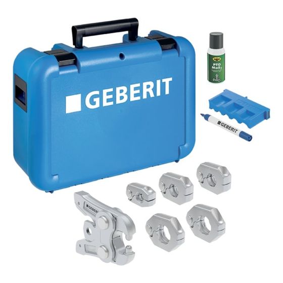 Geberit Mapress Pressringe schwenkbar in Koffer, D 15/18/22/28/35mm, Kompatibilität 2