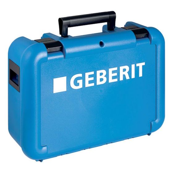 Geberit Koffer für Pressringe schwenkbar Kompatibilität 1/2, mit Einsatz, leer