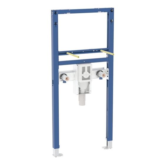 Geberit Duofix Element für Waschtisch 112cm für Metall-, Holzständerwände, Standarmatur, mit Unterputz-Siphon