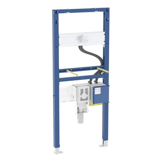 Geberit Duofix Element für Waschtisch, 130cm, elektronische Wandarmatur mit UP-Funktionsbox, mit UP-Geruchsverschluss