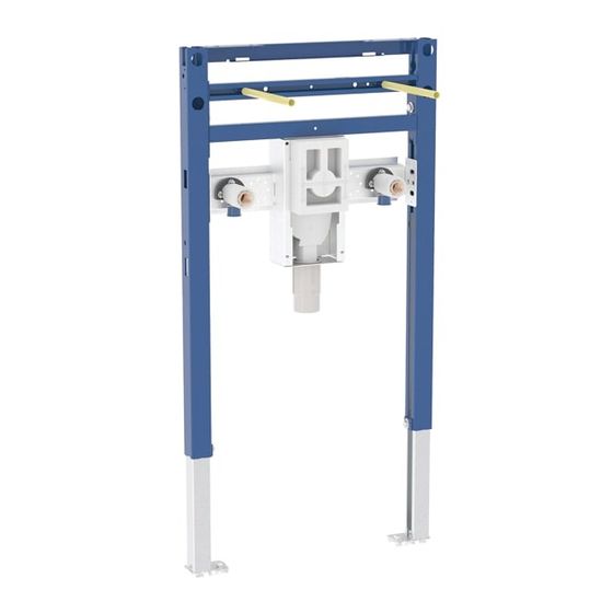 Geberit Duofix Element für Waschtisch, 82-98cm Standarmatur, mit UP-Siphon