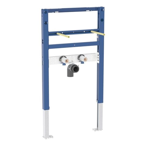 Geberit Duofix Montageelement für Waschtisch, 82-98x50x7,5cm, Stahl, beschichtet, 111485002