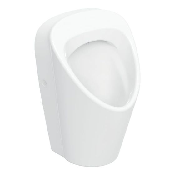 Geberit Renova S Urinal, Zulauf von hinten, Abgang nach hinten oder unten, Weiß, KeraTect