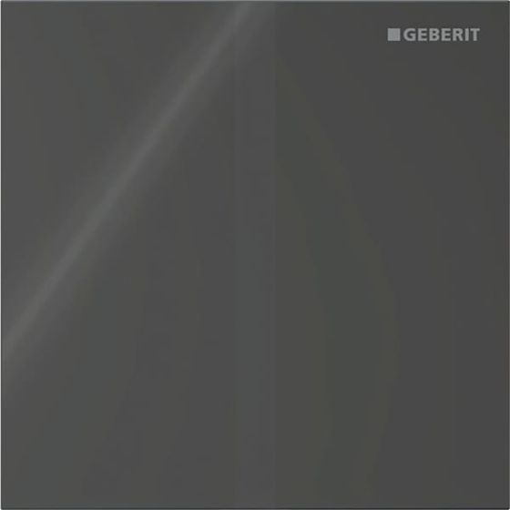 Geberit Betätigungsplatte für Urinalsteuerung Typ 40, eckig, 12,5x12,5x0,4cm, Schwarz, 246121SJ1
