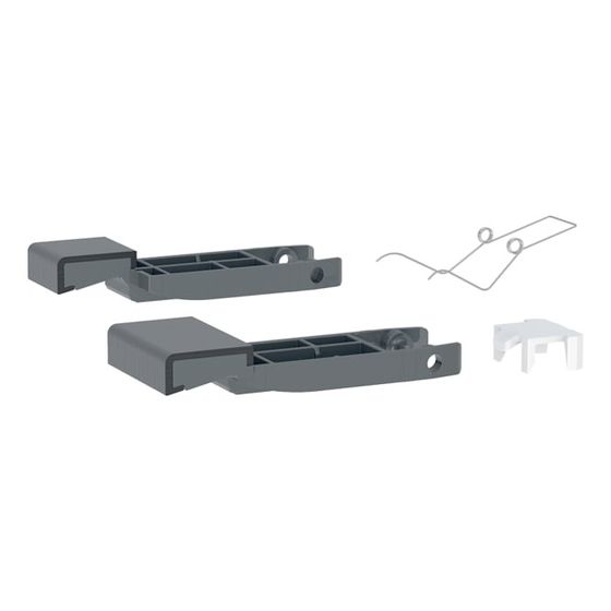 Geberit Betätigungstasten für Monolith Sanitärmodul, Schwarzchrom/Aluminium