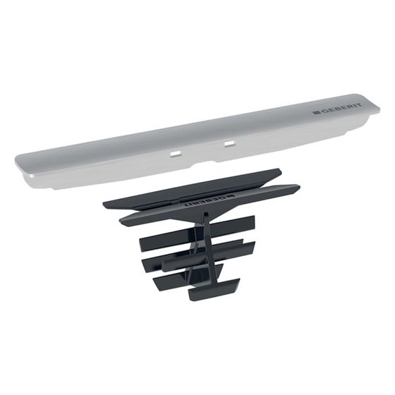 Geberit Abdeckung für CleanLine30 Duschrinne, Edelstahl gebürstet, 15,6cm, 246204KS1
