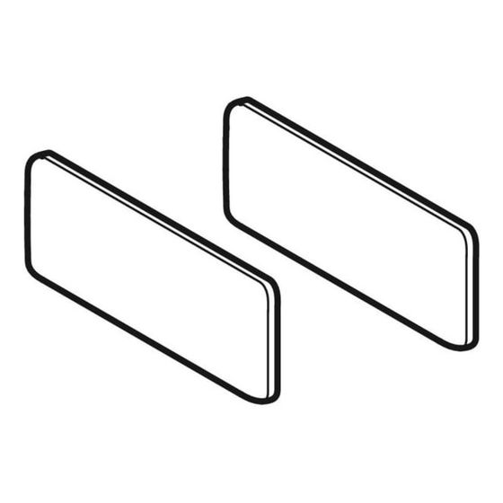 Geberit Set Deckkappen für Schublade