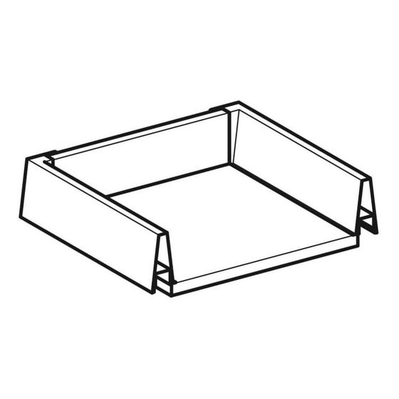 Geberit Schublade für Seitenschrank