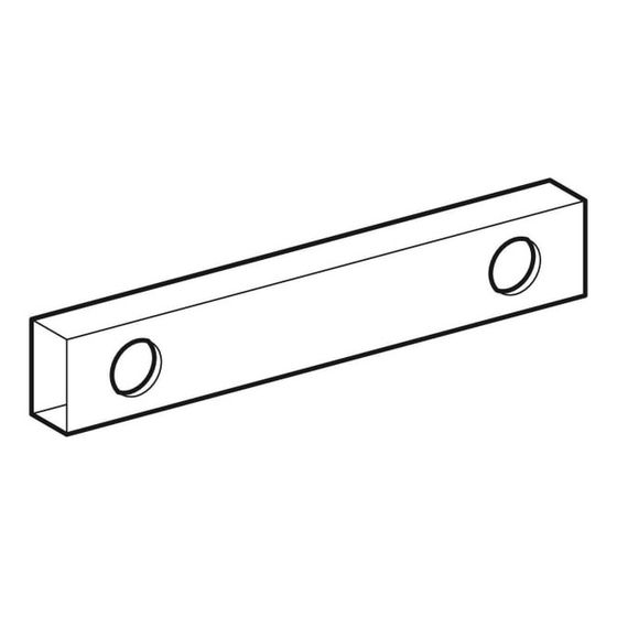 Geberit Montageschiene für Xeno2 Waschtischunterschrank Breite Waschtisch 140, 160cm