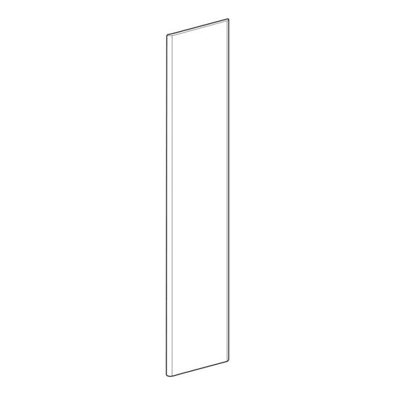 Geberit Tür für Hochschrank, Weiß