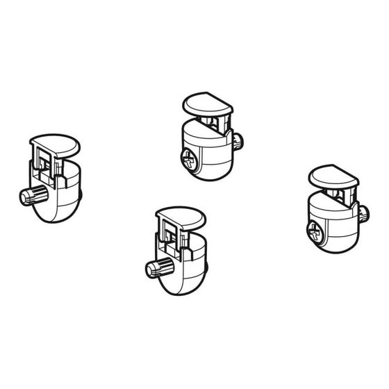 Geberit Set Regalbolzen für iCon Square Hochschrank, 4 Stück