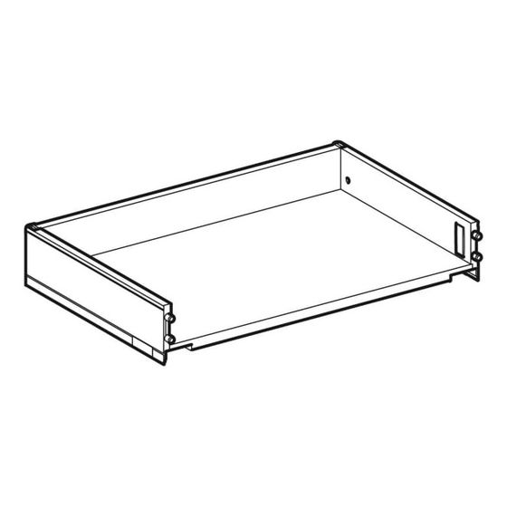 Geberit Schublade für Xeno2 Seitenschrank, Breite 58cm