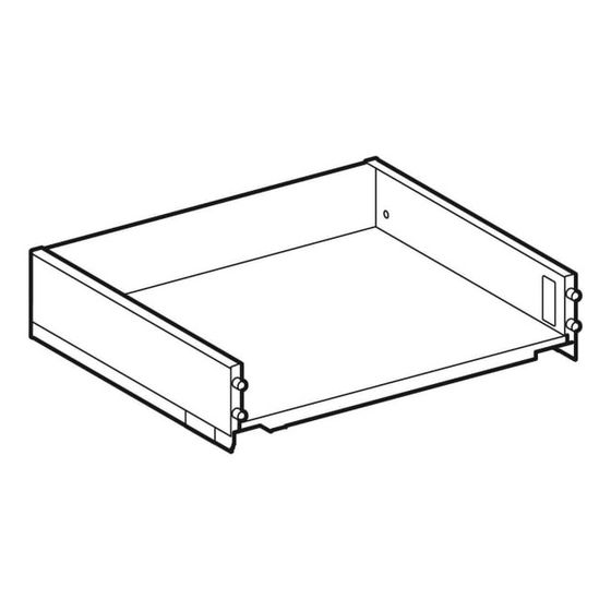 Geberit obere Schublade für Seitenschrank