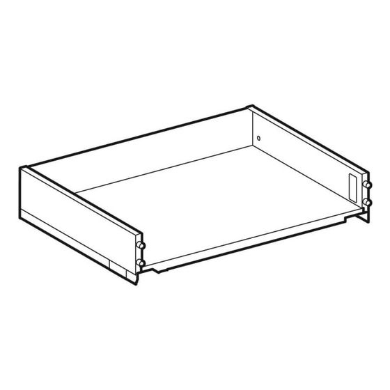 Geberit obere Schublade für Xeno2 Unterschrank für Waschtisch, Breite Waschtisch 120cm