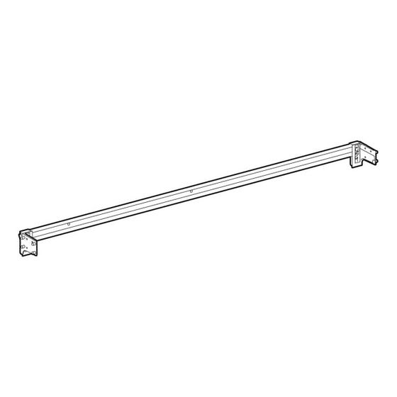 Geberit Xeno2 Set Schrankaufhänger für Unterschrank für Waschtisch, Breite Waschtisch 160cm