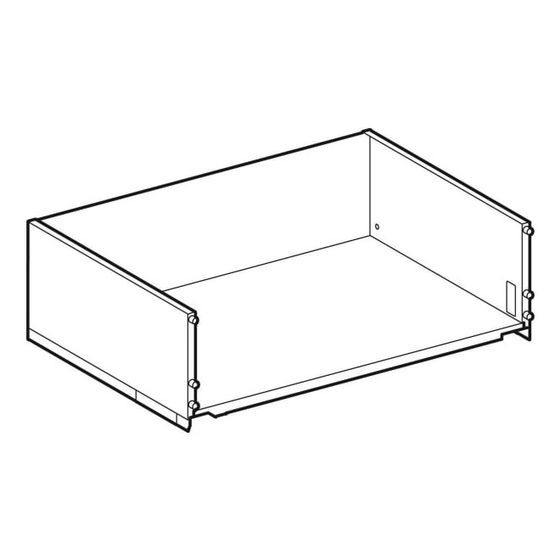 Geberit Schublade für Xeno2 Unterschrank für Waschtisch, Breite Waschtisch 140cm