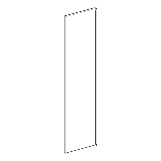 Geberit Tür für Citterio Verteilerschrank, Breite 40cm, Taupe