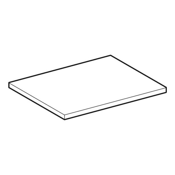 Geberit Einlegeboden für Hochschrank, Breite 40cm, Eiche Beige