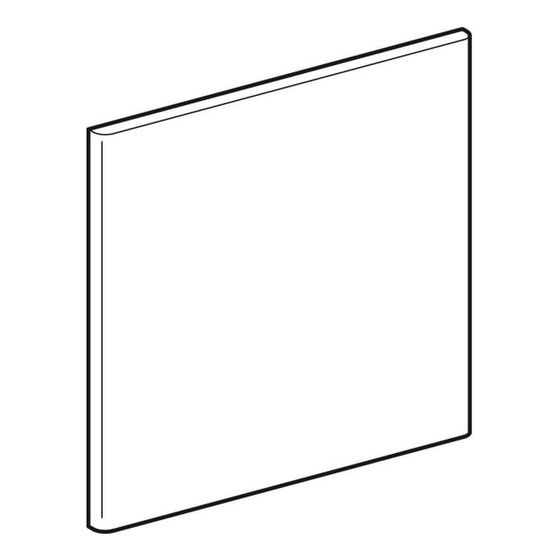 Geberit Tür für Waschtisch-Unterschrank Renova Plan, Breite 53cm, Weiß