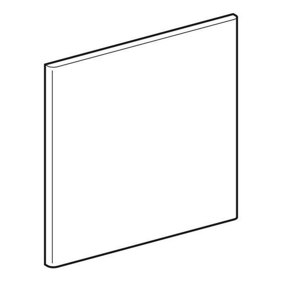 Geberit Schubladenfront für Unterschrank für Waschtisch, Breite Waschtisch 60/65cm, Weiß