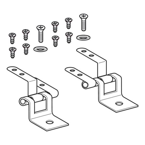 Geberit Set Scharniere für WC-Sitz F1