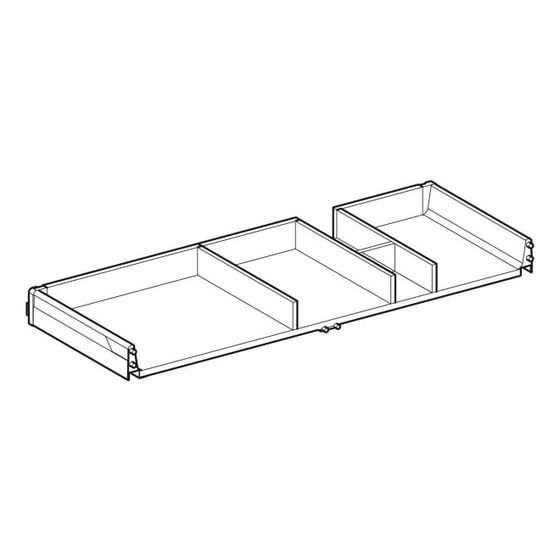 Geberit Schublade für Unterschrank für Einbauwaschtisch, Breite 115cm