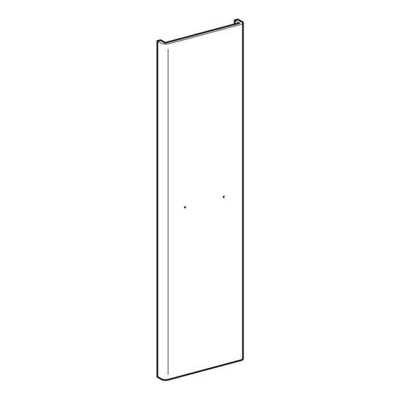 Geberit Tür für Hochschrank, Breite 40cm, Greige