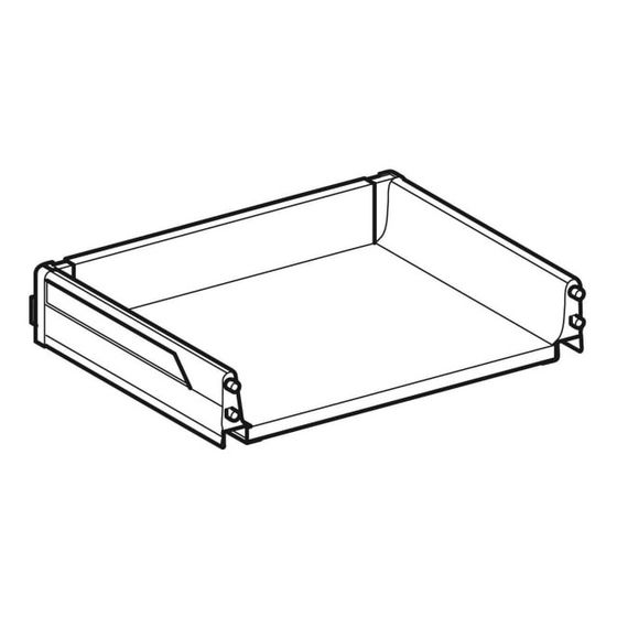 Geberit Schublade für Unterschrank für Waschtisch, Breite Waschtisch 60cm