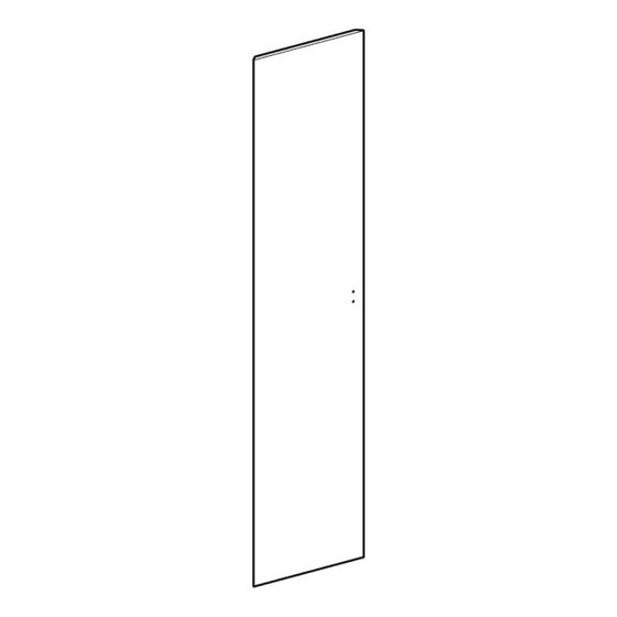 Geberit Tür für Preciosa Hochschrank
