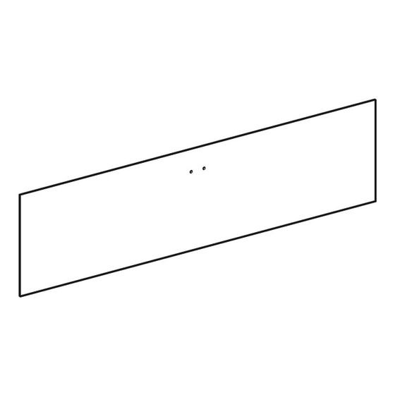 Geberit Schubladenfront für Unterschrank für Waschtisch, Breite 90cm